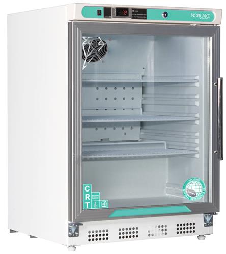 CRTPR051WWGLH/0 | Controlled Room Temperature Glass Door Cabinet Undercounter, Built In Left hinged,  4.6 cu. ft. capacity